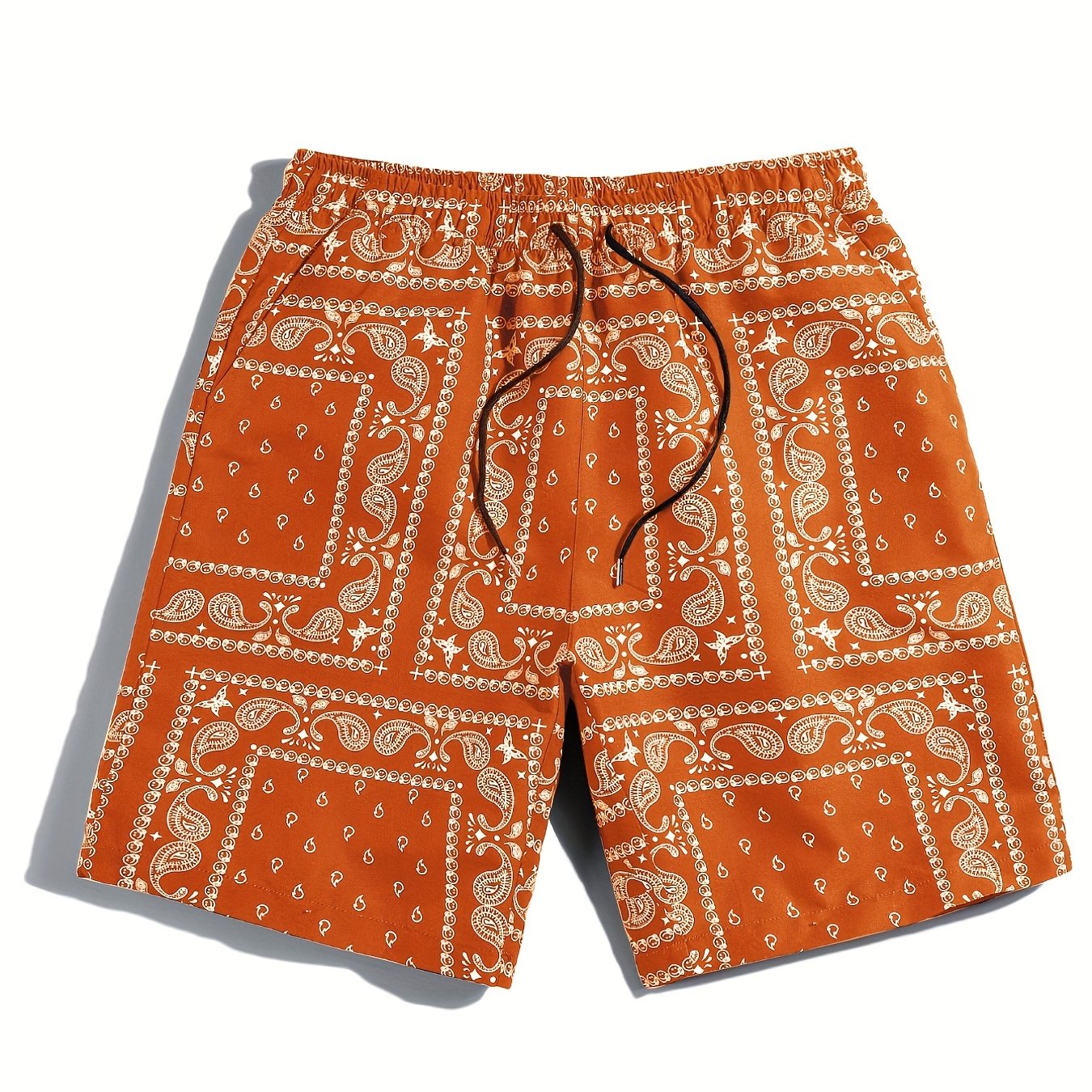 Paisley Men's Quick Dry Hawaiian Board Shorts With Pockets