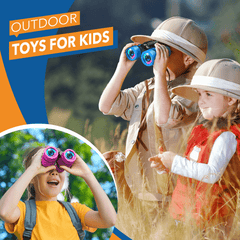 Kids Binoculars for Ages 3-9 Boys - Travel and Garden Toys - Birthday Gift
