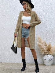 Open Front Crochet Cardigan for Women