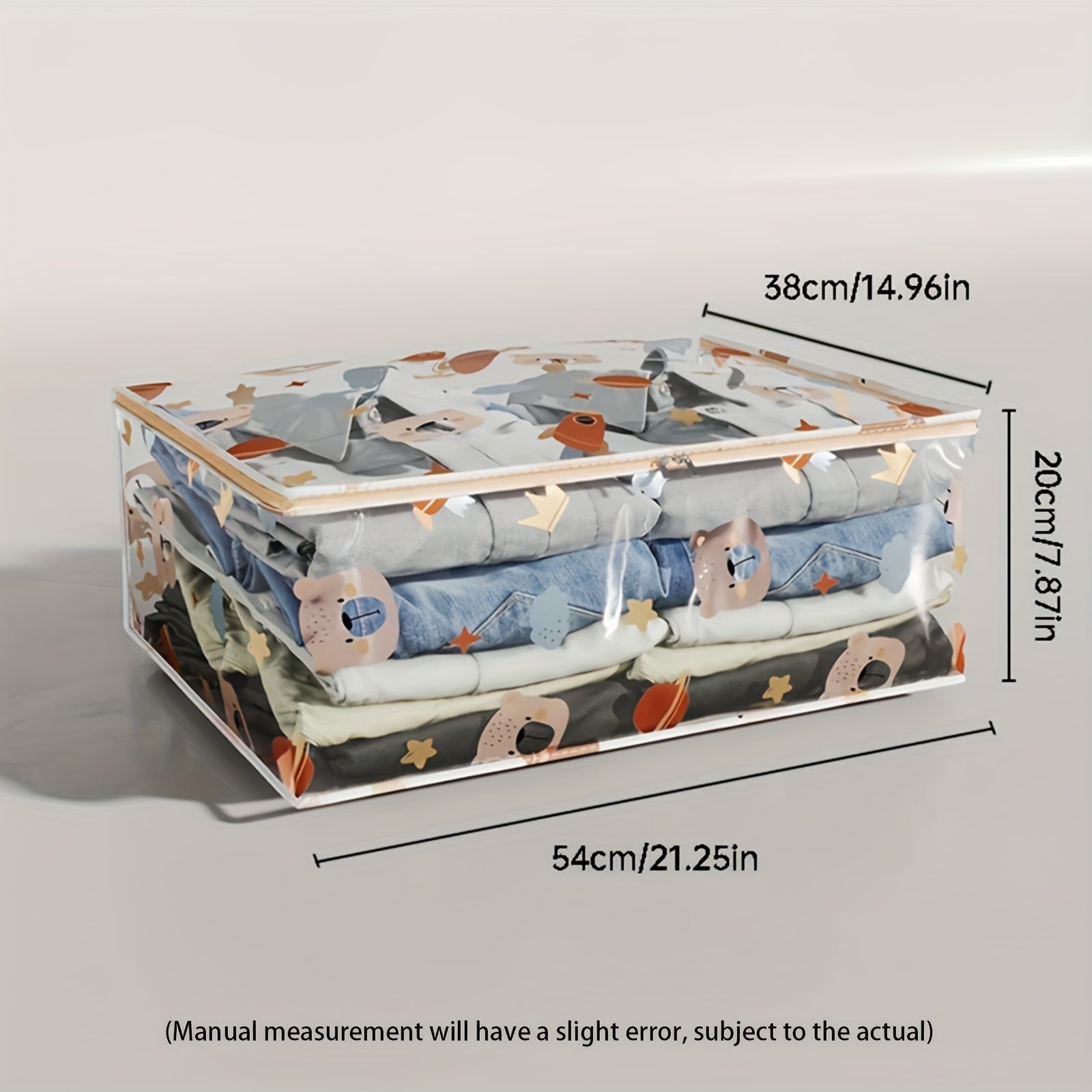 Cartoon Space Bear Blanket Bag Functional Polyester Gift