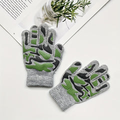 1 Pair Kids Winter Magic Gloves Warm Children's Soft Cozy Knit Gloves