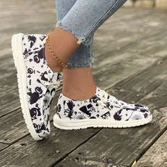 Halloween Scary Print Lightweight Skate Shoes