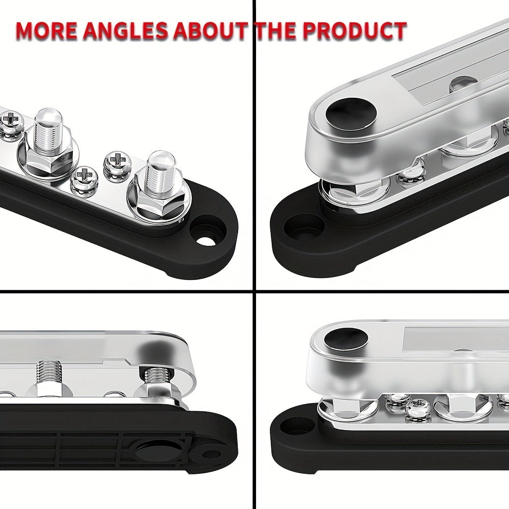 Car Terminal Block 10-16 X 12-7 40 M8 Terminal Stud 6 X 8 M4 Screw Terminal