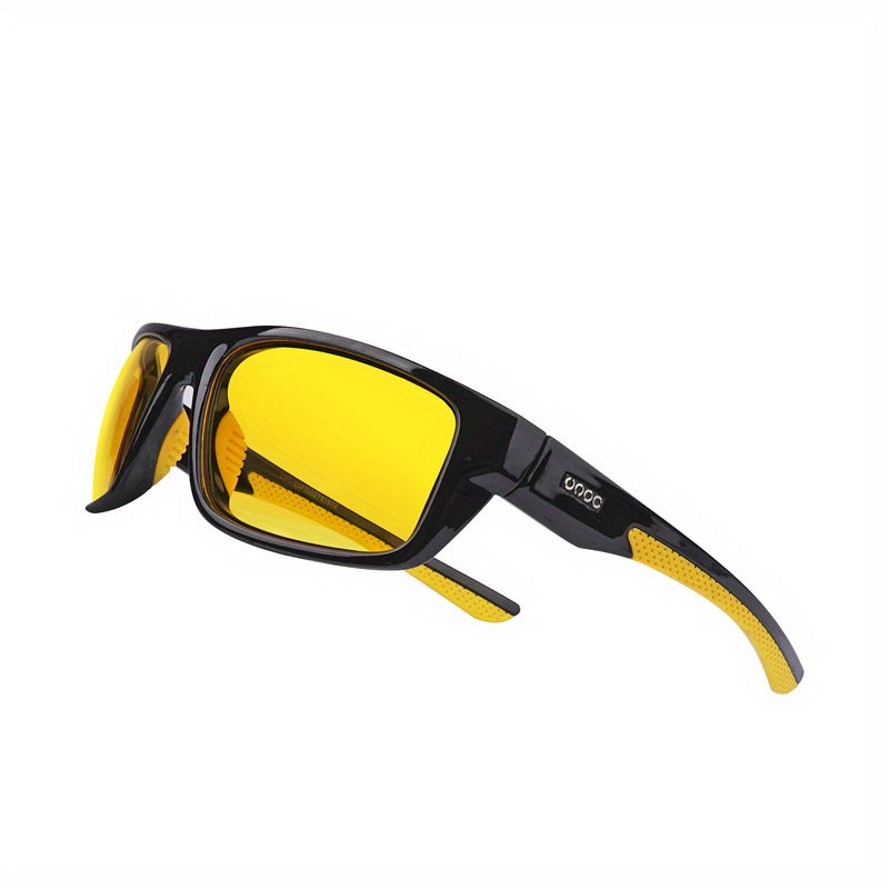 Men's Polarized Square Frame Sunglasses UV Protection