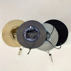 Embroidered Sun Protection Hat for Outdoor Traveling