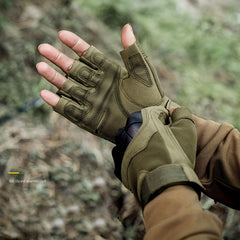 Men's Fingerless Tactical Gloves For Combat M L XL