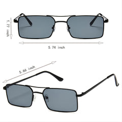 Small Frame Sunglasses Vintage Square Unisex Shades Men