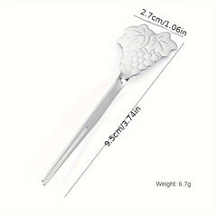 5pcs Stainless Steel Fruit Forks Set for Picnic