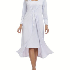 Cozy Lounge Set Robe & Slip Dress