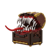 Treasure Chest Monster Building Block Toy