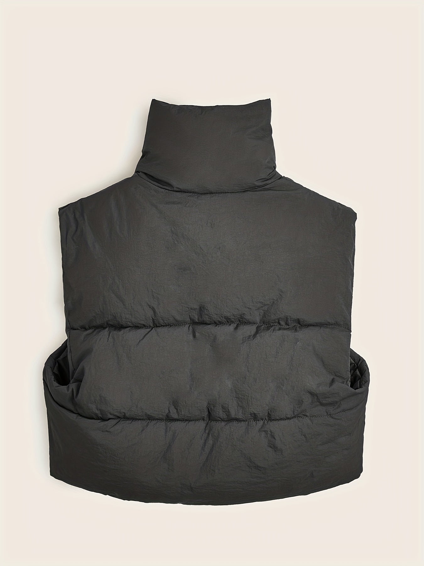 Kids' Puffer Vest Full Zip Casual Top for Autumn Winter
