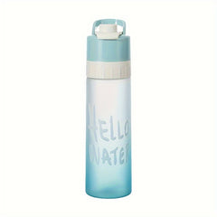 650ml Frosted Spray Water Bottle for Outdoor Sports