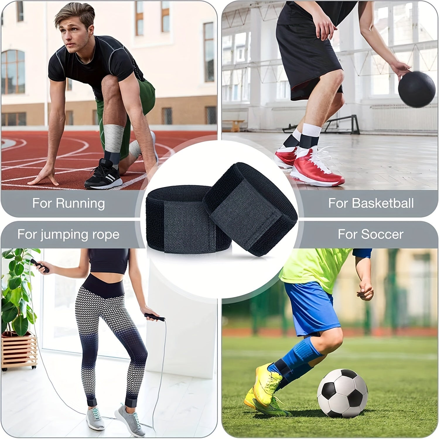 2pcs Soccer Shin Guard Straps Adjustable Anti Slip Shin Fixed Strap