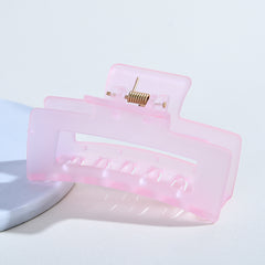 Translucent Square Large Hair Claw Clips - Non-slip Rectangular Hair Accessories
