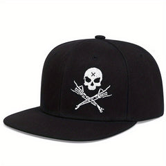 Men's Skull Baseball Cap Adjustable Casual Style Hat