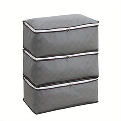 Durable Zipper Packaging Bag Large Capacity Dust Proof Square Storage Bag