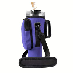 Water Bottle Holder with Shoulder Strap for Outdoor Activities