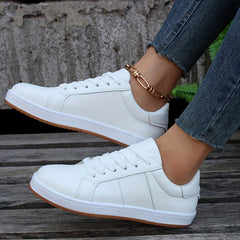 Women's Casual Lace Up Outdoor Sneakers Lightweight Low Top Shoes