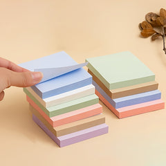 100pcs Morandi Sticky Notes for Home & Office Organization