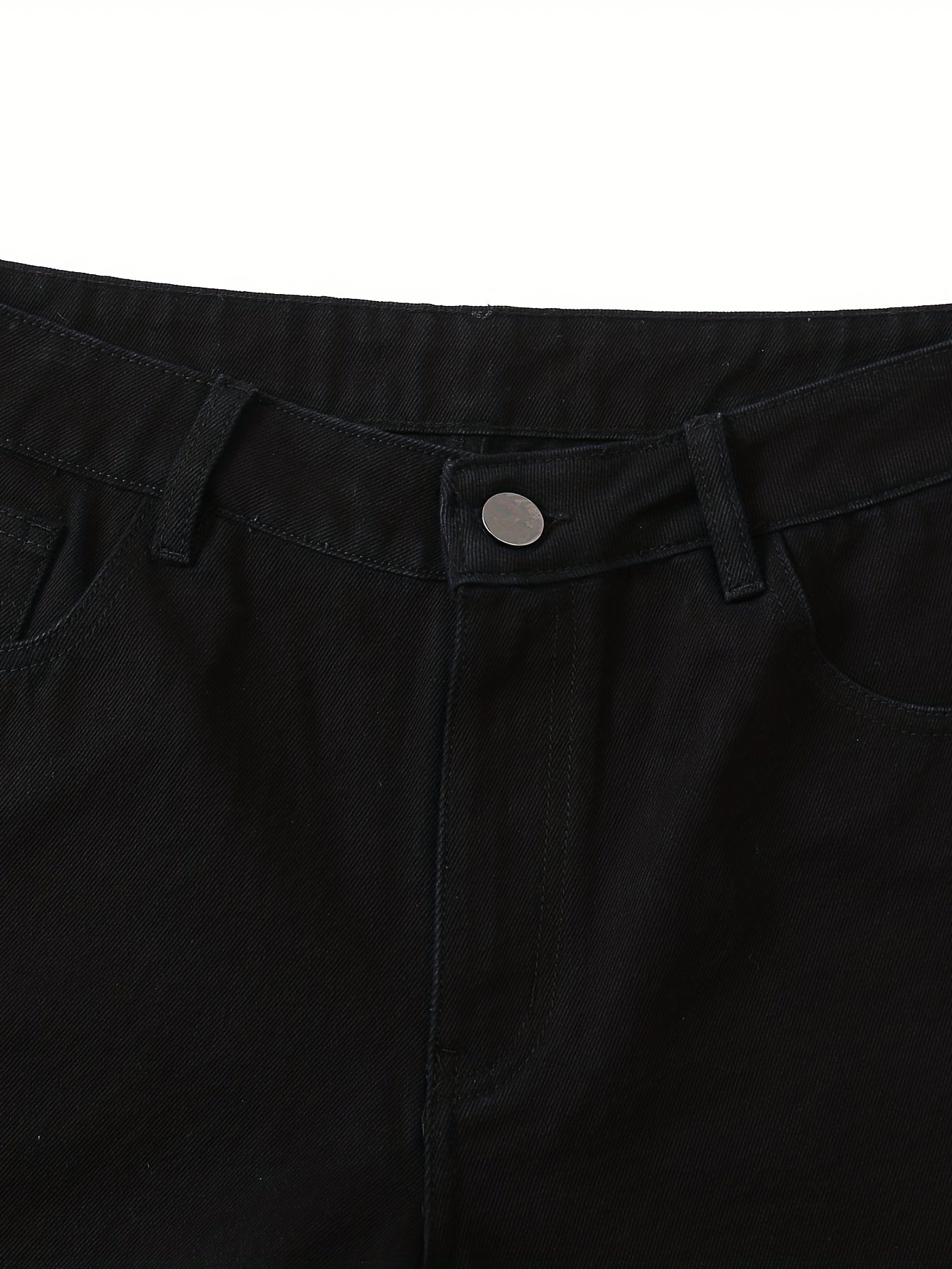 Distressed Denim Shorts Men's Casual Street Style Summer