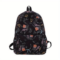 Casual Graffiti Backpack Large Capacity Travel Bag Boys Girls Bag