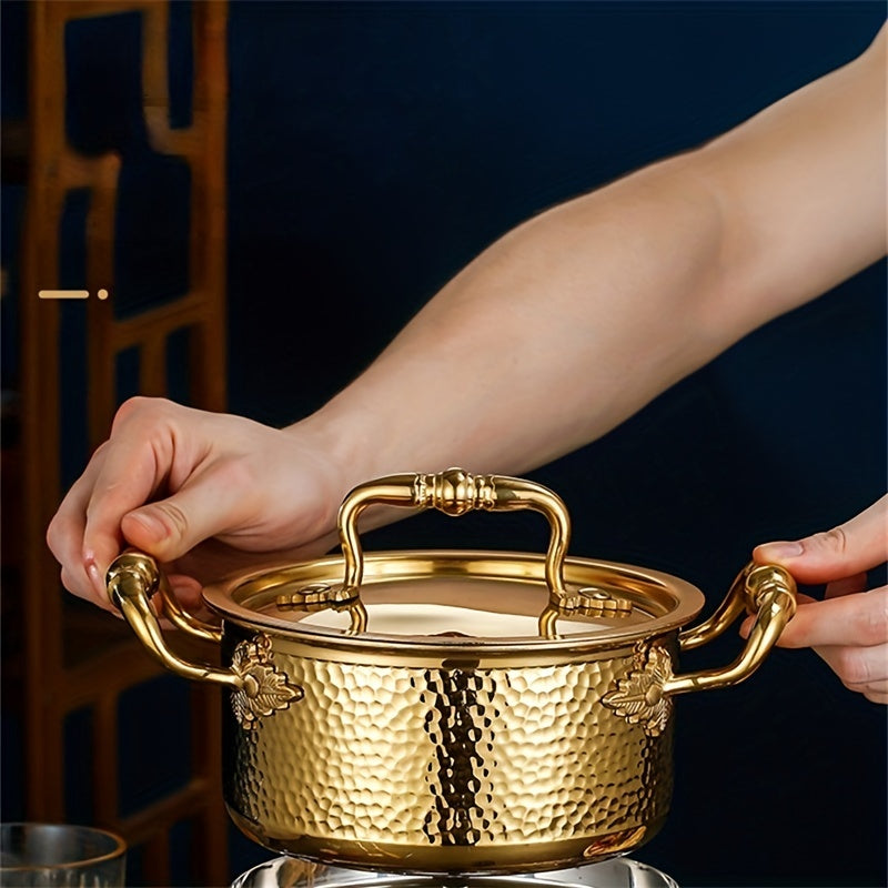 Single Mini Cooking Pot Stainless Steel Chafing Dish