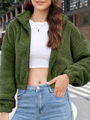 Warm Plush Jacket for Women Winter Sports