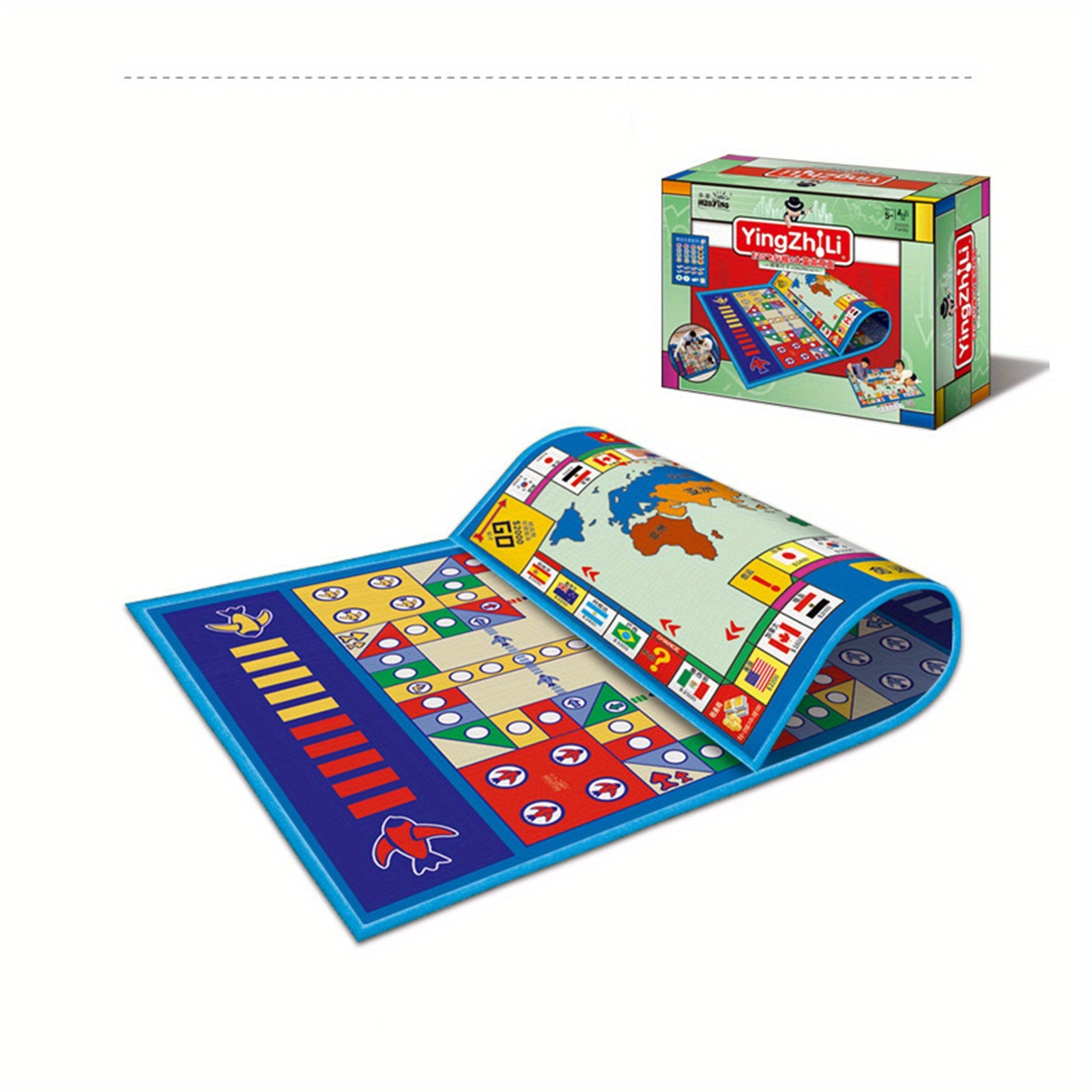 Monopoly Game Pad Crawling Pad Flying Chess Mat Baby Waterproof