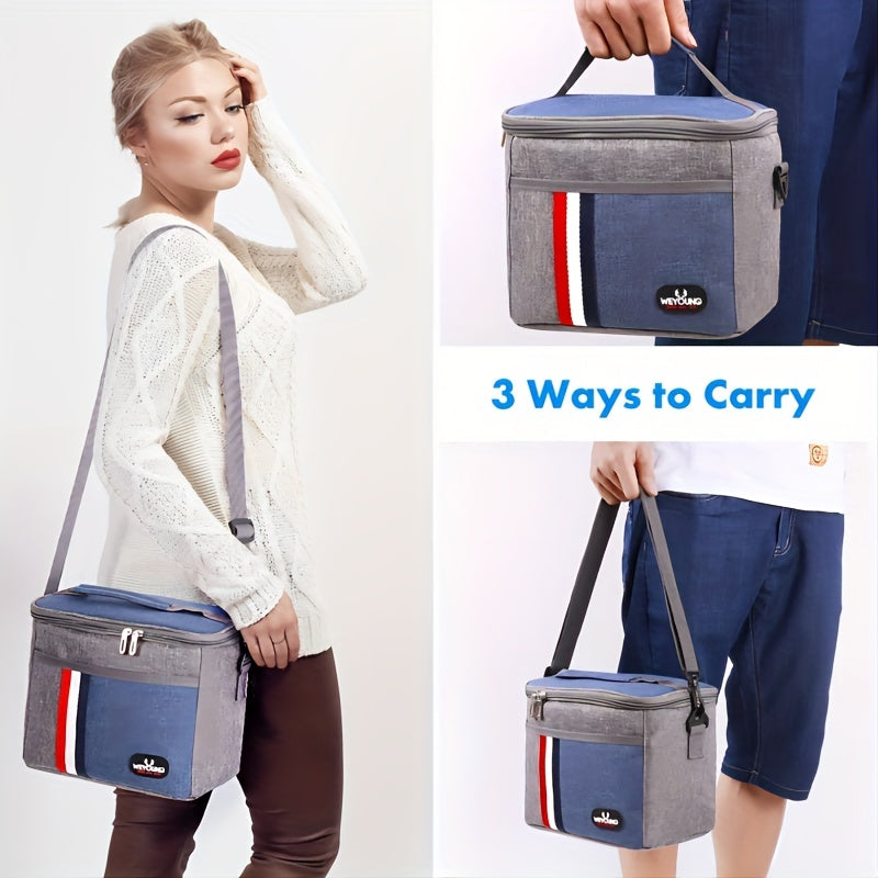 Insulated Aluminum Foil Lunch Bag - Waterproof Bento Box Bag