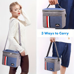 Insulated Aluminum Foil Lunch Bag - Waterproof Bento Box Bag