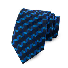 Men's Classic Business Tie in Navy Blue
