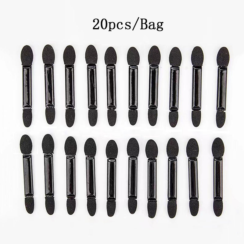 20pcs Double Head Eyeshadow Brushes Makeup Applicator