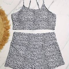Polka Dot Bikini Set Women's Sexy Bra & Shorts Swimsuit