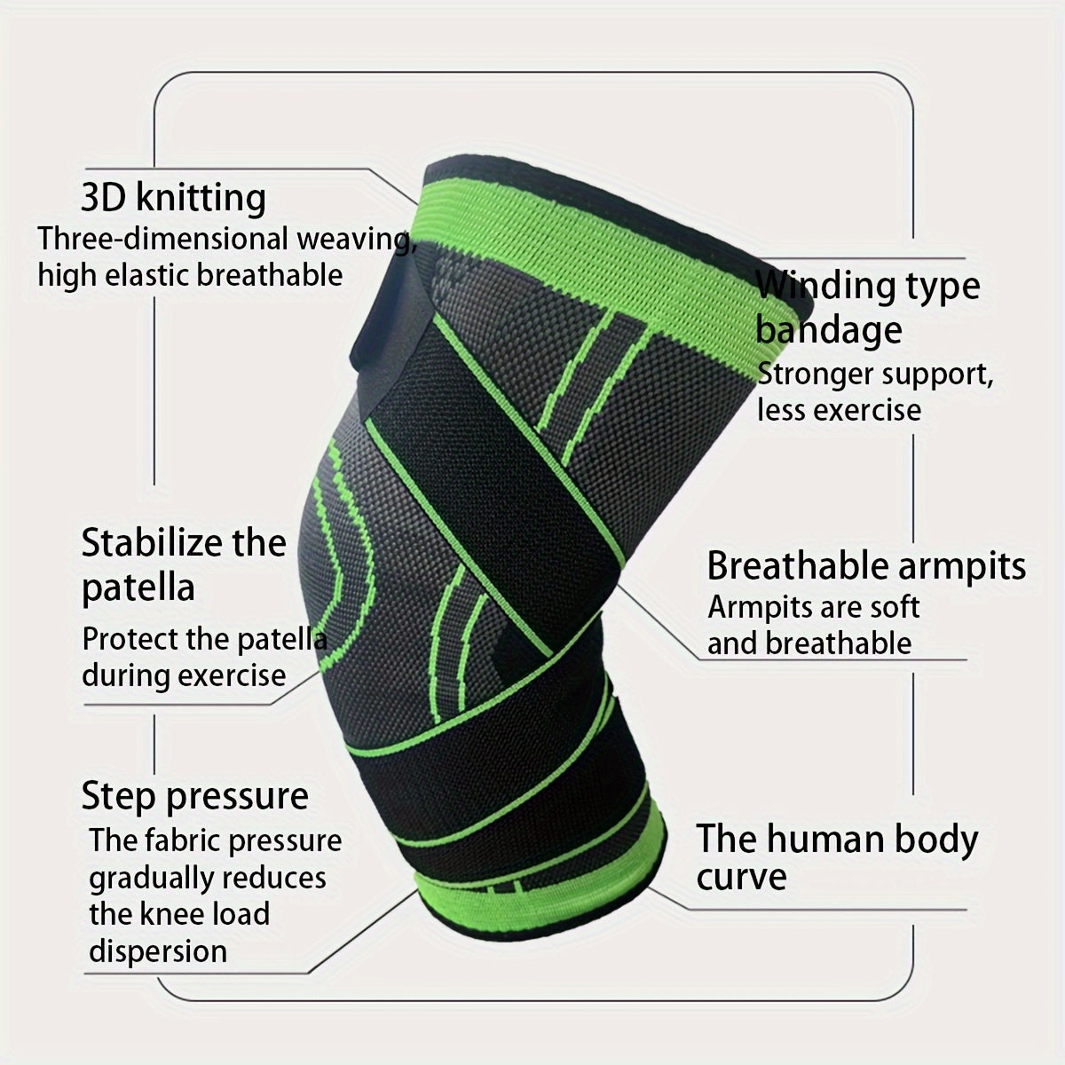 Strap Knee Pad Outdoor Sports Fitness Equipment Cycling Bandage