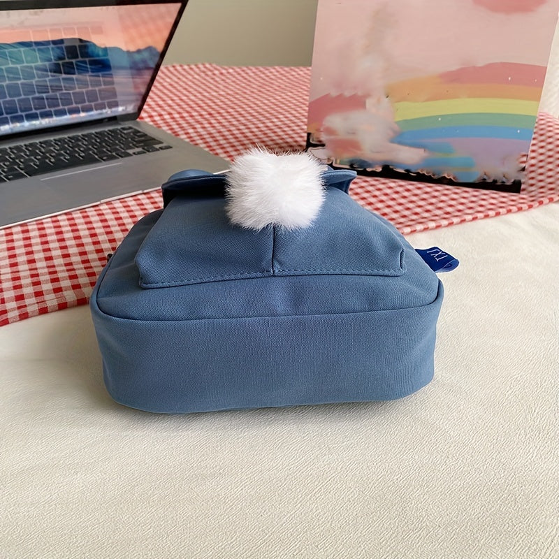 Rabbit Ears Canvas Crossbody Bag Coin Purse