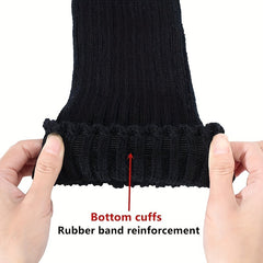 Thick Knit Leg Warmers Women Winter Leg Sleeves Autumn Winter