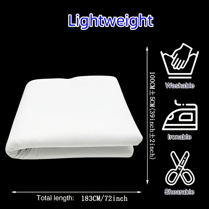 Iron On Fusible Fleece Interfacing 39x72 inch Non-Woven Batting