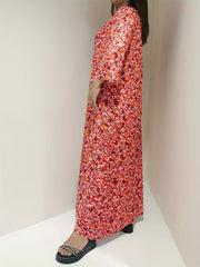 Boho Nightdress Women's Plus Allover Floral Print