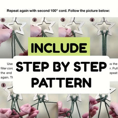 2pcs Knitted Christmas Tree DIY Kit - Perfect Holiday Gift
