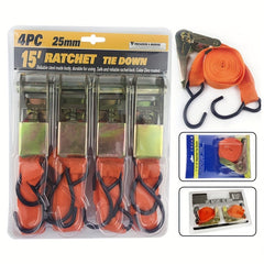 Thickened Ratchet Tensioning Strap Cargo Binding Strap Car Fastener