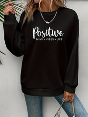 Casual Long Sleeve Crew Neck Sweatshirt for Women
