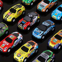 5-20pcs Pull Back Toy Cars Alloy Metal Die Cast Race Cars