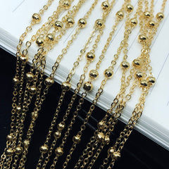 3 Meter Link Clip Beads Chains For Necklace Bracelet DIY