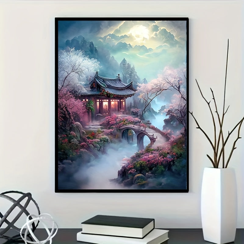 5D Diamond Painting House Set for Beginners - 15.75 x 27.56 Inches