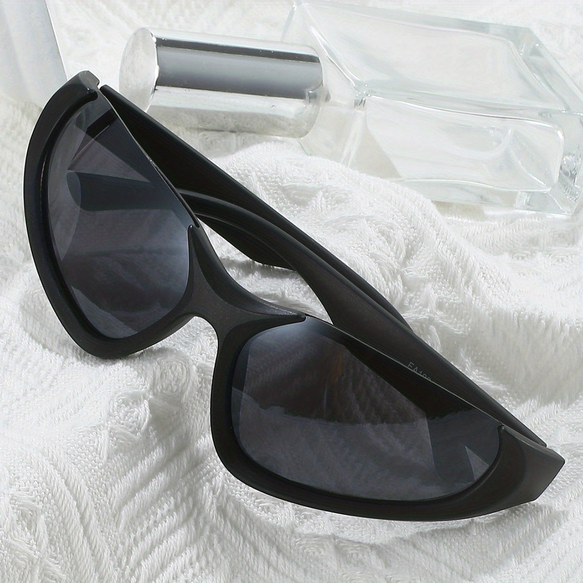 Y2K Wrap Around Shield Sunglasses Mirror Sun Shades