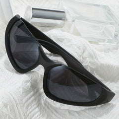 Y2K Wrap Around Shield Sunglasses Mirror Sun Shades