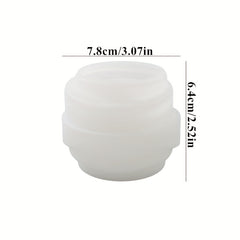 DIY Gypsum Cement Aromatherapy Candle Cup Silicone Mold