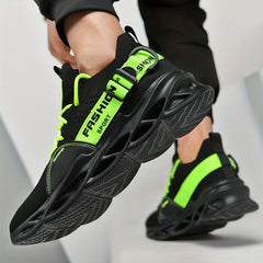 Men's Lace up Blade Sneakers Lightweight Athletic Shoes