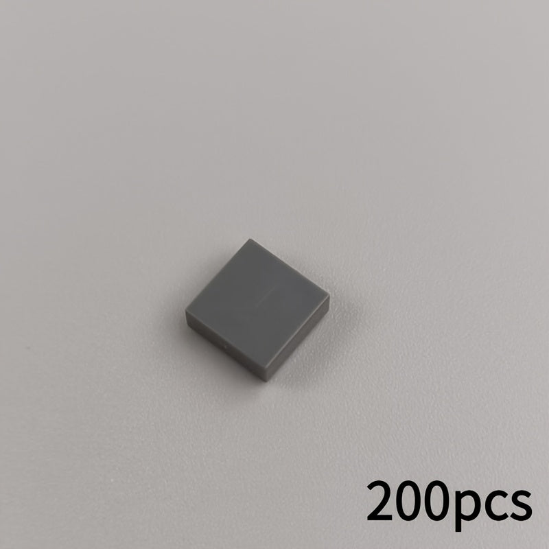 200pcs 1x1 Building Blocks Compatible with 3070 DIY Building Blocks