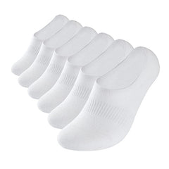 6 Pairs Non-Slip No Show Socks for Men and Women
